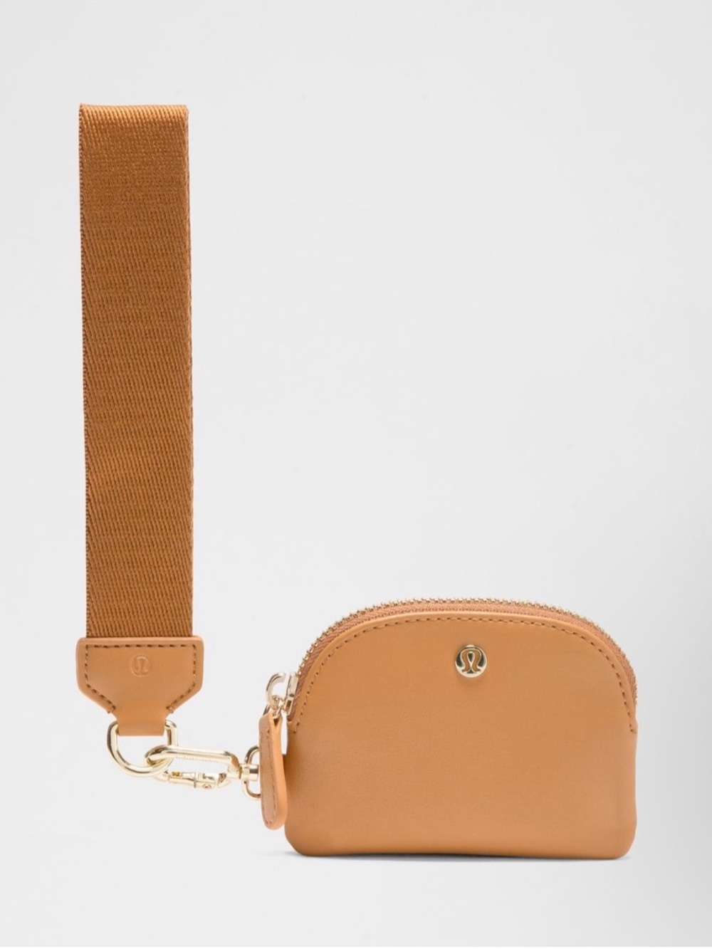 Lululemon Cactus Leather Dual Pouch Wristlet - Picture 3 of 5